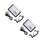 2Pcs Home Use Silver USB Cassette Player with Automatic Tape Reverse 9