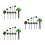 30 Pcs Coconut Artificial Trees For Cake Topper Dollhouse 5