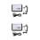 2Pcs Home Use Silver USB Cassette Player with Automatic Tape Reverse 5