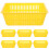 28 Pcs Plastic Coin Storage Baskets Desktop Organizer Red 2