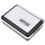 2Pcs Home Use Silver USB Cassette Player with Automatic Tape Reverse 2