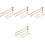 8 Pairs Round Head Drumsticks Wood Handle Percussion Instruments 5