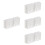 4Pcs White Plastic Mini Building Models for Micro Landscape Decor 8