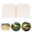 4Pcs White Plastic Mini Building Models for Micro Landscape Decor 11