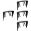 4Pcs Black GPS Sun Visor Covers Vehicle Navigation Sunshades 8