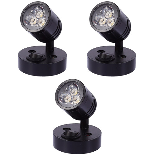3 Pcs 12v Wall Light Trailer Ceiling Outside Lamps For Black 2