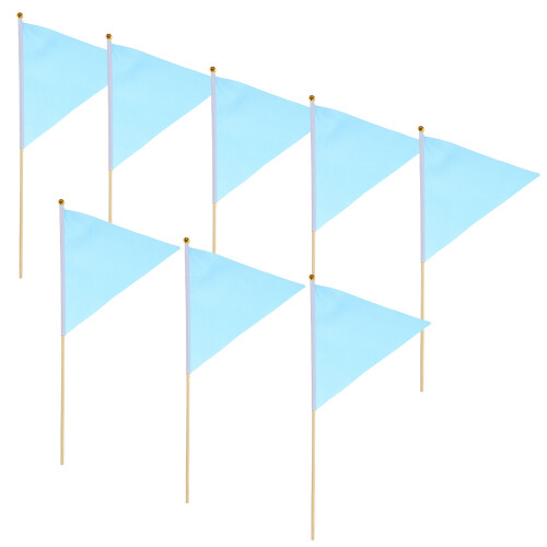 24 Pcs Lawn Marking Flags Dedicated Equipment Bamboo 2