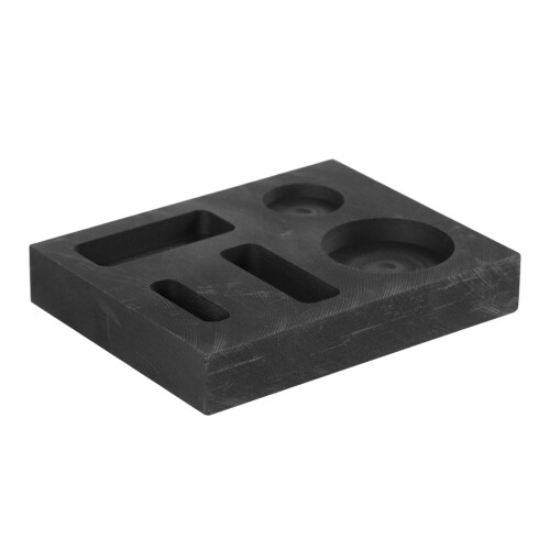 2Pcs Multi-Use Graphite Ingot Mold For Metal Casting And Melting Tool 2