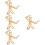 8 Sets Bamboo Puppet Toy DIY Kit for Children 7