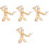 8 Sets Bamboo Puppet Toy DIY Kit for Children 5