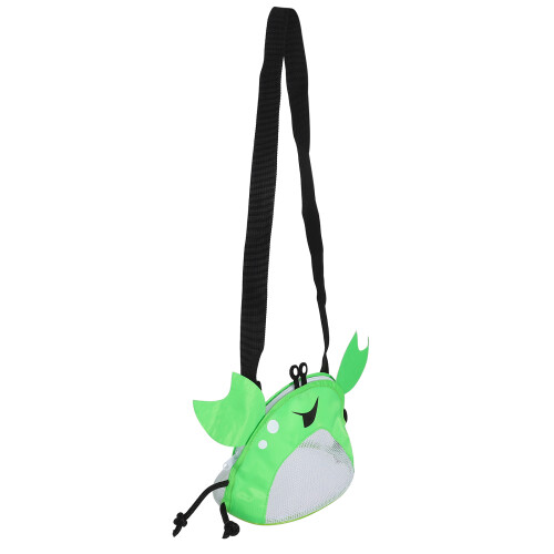 5Pcs Crab Design Kids Beach Bag Large Capacity Mesh Storage