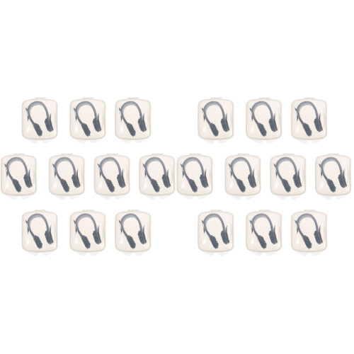 20Pièces Clips Natation Noir Protection Durable 1