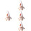 4Pcs Gnome Doll Decorative Handmade Scandinavian Style 6