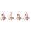 4Pcs Gnome Doll Decorative Handmade Scandinavian Style 4