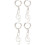 2 Pairs Musical Symbol Dangle Earrings For Men 7