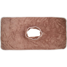 2Pcs Coffee Face Massage Covers Durable Polyester Salon Towels