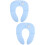2pcs Travel Universal Pp Toilet Seat 6