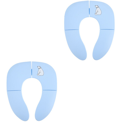 2pcs Travel Universal Pp Toilet Seat 2
