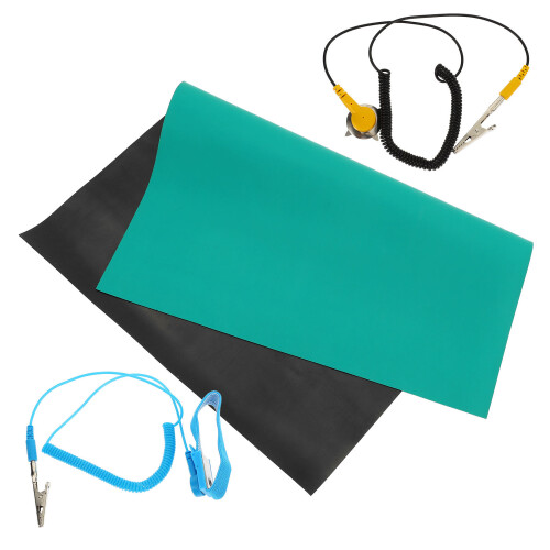5Pcs Anti Static Mat For Electronics Repair 0.3Mx0.4Mx2Mm 1