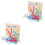 2 Sets Wooden Geoboard Geometry Math Toy For Kids 5