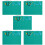 5Pcs Anti Static Mat For Electronics Repair 0.3Mx0.4Mx2Mm 9