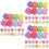 150Pcs Foam Counters Cubes Smooth Colorful Small Blocks for Children 8