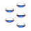 5Pcs Men’s Pc Windproof Cycling Sunglasses Polarized 4