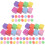 150Pcs Foam Counters Cubes Smooth Colorful Small Blocks for Children 4