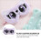 1Pc Cartoon Big Eye Plush Sleeping Mask 10