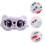 1Pc Cartoon Big Eye Plush Sleeping Mask 9
