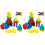 2 Sets Wooden Sorting Stacking Montessori Color Shape Blocks 2