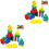 2 Sets Wooden Sorting Stacking Montessori Color Shape Blocks 3