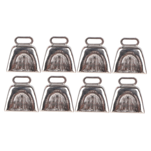 2 Count Child Hand Bells Calling With Handle Cowbells Noisemaker 1