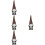 4Pcs Coffee Gnome Plush Doll Decor For Table And Desktop 6