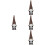 4Pcs Coffee Gnome Plush Doll Decor For Table And Desktop 5