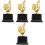 4 Pack Linen Toddler Thumbs Up Trophy Unique 5