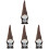 4Pcs Coffee Gnome Plush Doll Decor For Table And Desktop 2