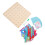 2 Sets Wooden Geoboard Geometry Math Toy For Kids 2