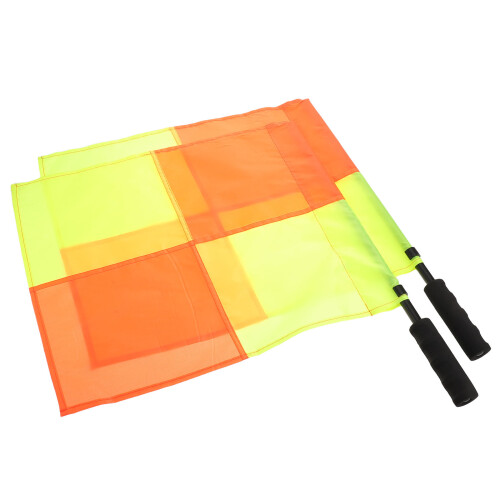 8Pcs Durable Soccer Linesman Flags Portable Referee Gear 2