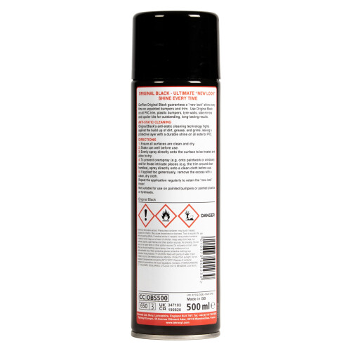CarPlan CarPlan Original Black, Trim & Bumper Shine, Protective Silicone Spray 1