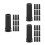 30 Pcs Folding Artificial Tree Stand Detachable Base For Christmas 7