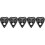 5pcs Heart Shape Wood Pendulum Board Divination Message Board 9