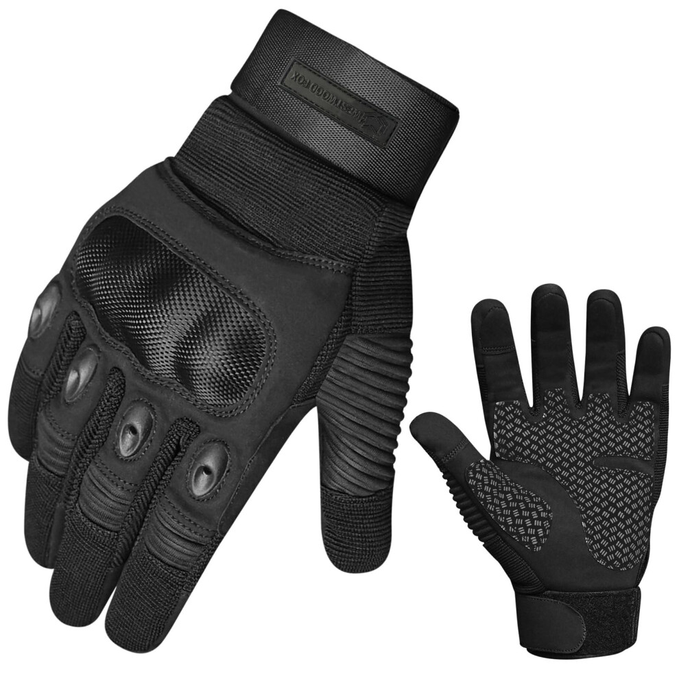 Westwood Fox Wfx Motorcycle Gloves For Men And Women Hard Full Finger Touchscreen Motorbike Gloves For Bike Riding (, M) Black 83965609