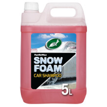 Turtle Wax Snow Foam, Thick, PH balanced Car Shampoo. 5L, Pack of 1, Cherry Scented, Streak Free Formula Safe for All Paint, Tyres, Wheels and Trim,