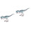 2 Pieces Dinosaur Model Figures Realistic Dinosaur Model Child 3
