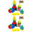 2 Sets Wooden Sorting Stacking Montessori Color Shape Blocks 5