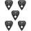 5pcs Heart Shape Wood Pendulum Board Divination Message Board 8