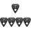 5pcs Heart Shape Wood Pendulum Board Divination Message Board 7