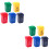 2 Count Bins Trash Mini Can Doll House Decor Miniature Scene Accessory 8