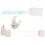 4Sets Space-Saving Multi Plastic Automatic Water Feeder for Small Pets 1